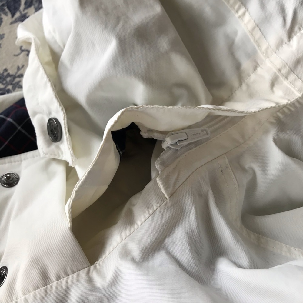 Sebago Women’s White Anorak Sailing Jacket with Detachable Hood Size Medium - Picture 12 of 12